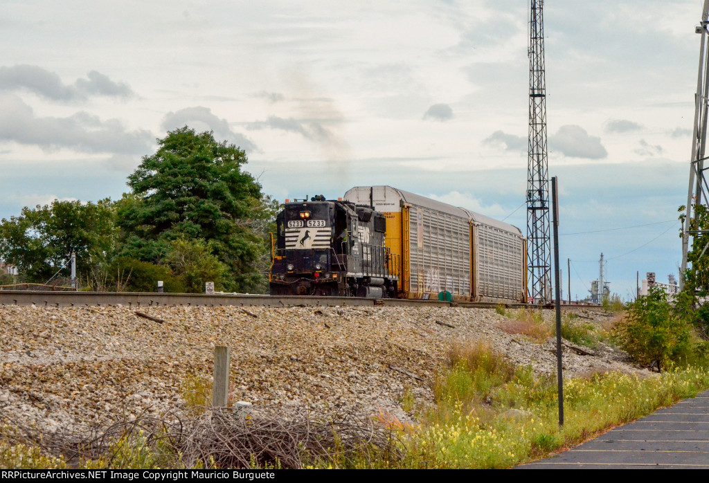 NS GP38-2 High nose Locomotive in the yard